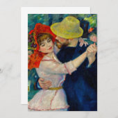 Tanz im Bougival Pierre Renoir Ankündigung (Vorne/Hinten)