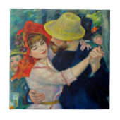 Tanz im Bougival Pierre Renoir Fliese (Vorderseite)