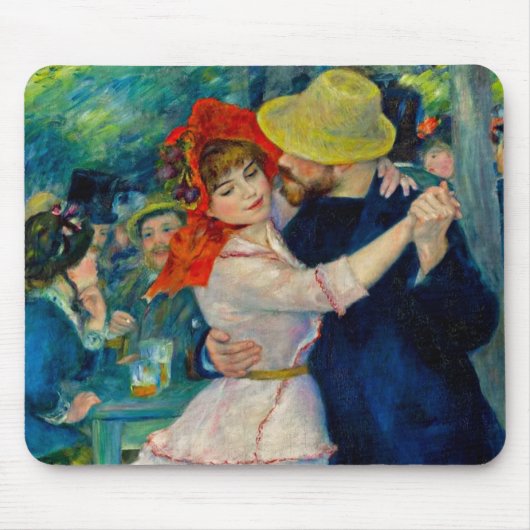 Tanz im Bougival Pierre Renoir Mousepad (Vorne)