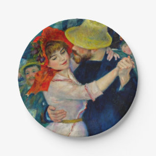 Tanz im Bougival Pierre Renoir Pappteller