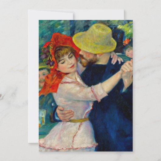 Tanz im Bougival Pierre Renoir Save The Date (Vorderseite)