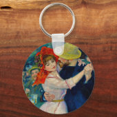 Tanz im Bougival Pierre Renoir Schlüsselanhänger (Vorderseite)