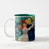 Tanz im Bougival Pierre Renoir Zweifarbige Tasse (Links)