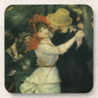 Tanz im Bougival von Pierre Renoir, Vintage Kunst