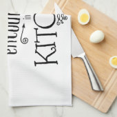 Tanz im Geschirrtuch (Viertel Falte)