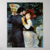 Tanz im Land von Pierre-Auguste Renoir Poster (Vorne)