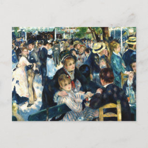 Tanz im Moulin de la Galette Pierre Auguste Renoir Postkarte