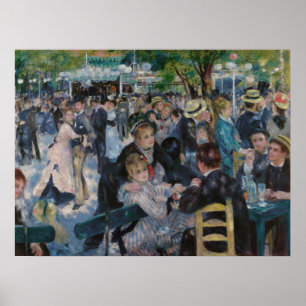Tanz im Moulin de la Galette von Auguste Renoir Poster