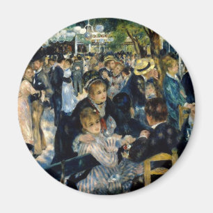 Tanz im Moulin de la Galette von Renoir Magnet