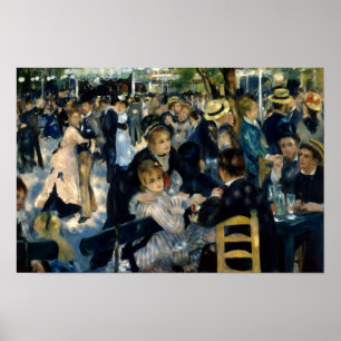 Tanz im Moulin de la Galette von Renoir Poster