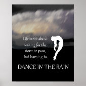 Tanz im Rain Inspiration Poster (Vorne)