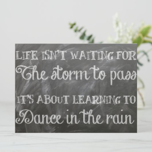 Tanz im Regen (Stehend Vorderseite)