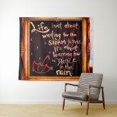 Tanz im Regen, Ausdrücke der Lebenszeichen Wandteppich (Beispiel (Horizontal))