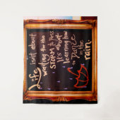 Tanz im Regen, Ausdrücke der Lebenszeichen Wandteppich (Vorderseite)