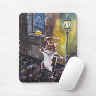 Tanz im Regen Gemälde von Alfred Fox Mousepad