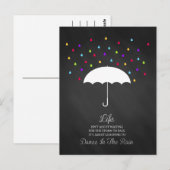 Tanz im Regen Inspiration Postkarte (Vorne/Hinten)