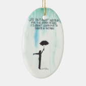 Tanz im Regen Keramikornament (Rechts)