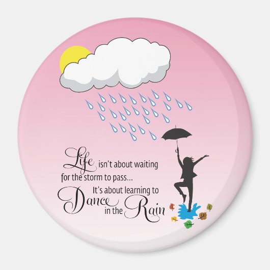 Tanz im Regen Magnet (Vorne)