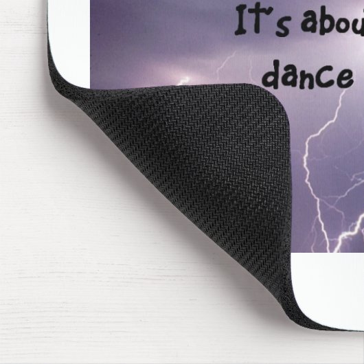 , Tanz im Regen Mousepad (Ecke)