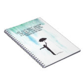 Tanz im Regen Notizblock (Rechte Seite)