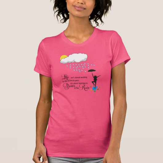 Tanz im Regen T-Shirt (Vorderseite)