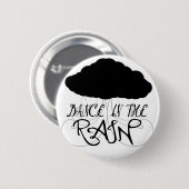 Tanz im Regenknopf Button (Vorne & Hinten)
