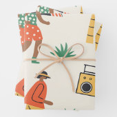 Tanz im Sommer Geschenkpapier Set (Beispiel)