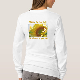 Tanz im Sun-Sonnenblume-T-Shirt T-Shirt