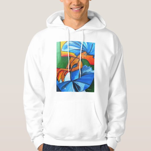 Tanz in Blau 2008 Hoodie (Vorderseite)