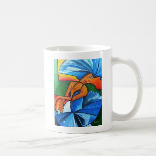 Tanz in Blau 2008 Kaffeetasse (Rechts)