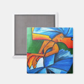 Tanz in Blau 2008 Magnet (Vorderseite/Rückseite)