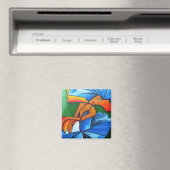 Tanz in Blau 2008 Magnet (In Situ (Geschirrspüler))