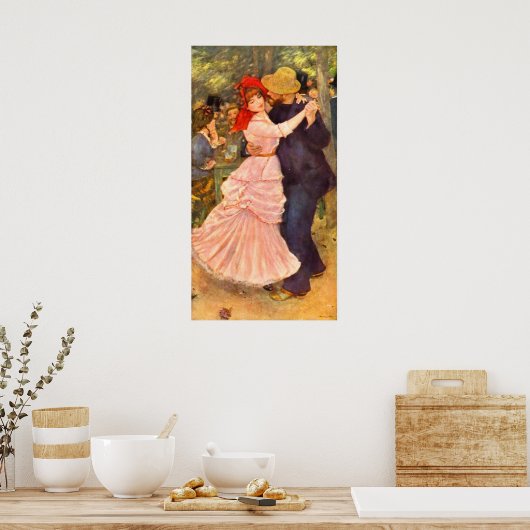 Tanz in Bougival Poster (Küche)