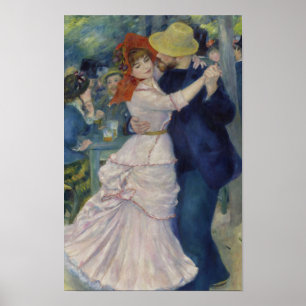 Tanz in Bougival von Renoir Poster