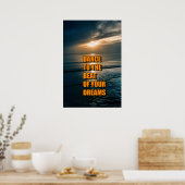Tanz in den Beat deiner Träume Poster (Küche)