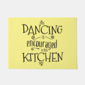 Tanz in der Küche - Türmatte (Vorderseite)