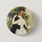 Tanz in der Stadt durch Renoir Button (Vorderseite)