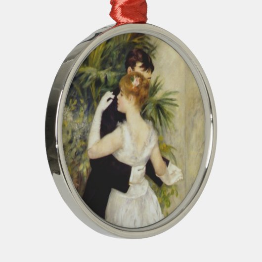 Tanz in der Stadt durch Renoir Silbernes Ornament (Rechts)