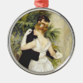 Tanz in der Stadt durch Renoir Silbernes Ornament (Vorne)