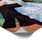 Tanz in der Stadt von Pierre-Auguste Renoir Poster (Ecke)