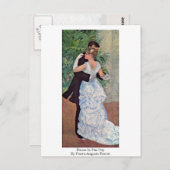Tanz in der Stadt von Pierre-Auguste Renoir Postkarte (Vorne/Hinten)
