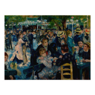 Tanz in Le Moulin de la Galette - Auguste Renoir Fotodruck