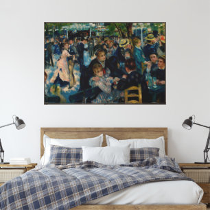 Tanz in Le Moulin de la Galette - Auguste Renoir Leinwanddruck