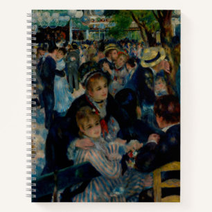 Tanz in Le Moulin de la Galette - Auguste Renoir Notizblock