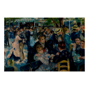 Tanz in Le Moulin de la Galette - Auguste Renoir Poster