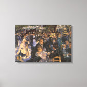 Tanz in Le Moulin de la Galette von Pierre Renoir Leinwanddruck (Vorderseite)