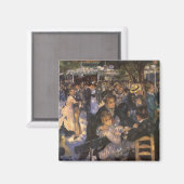 Tanz in Le Moulin de la Galette von Pierre Renoir Magnet (Vorderseite/Rückseite)
