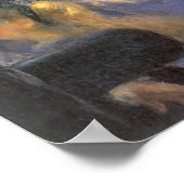 Tanz in Le Moulin de la Galette von Pierre Renoir Poster (Ecke)