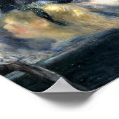 Tanz in Le Moulin de la Galette von Pierre Renoir Poster (Ecke)