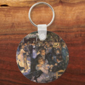 Tanz in Le Moulin de la Galette von Pierre Renoir Schlüsselanhänger (Vorderseite)
